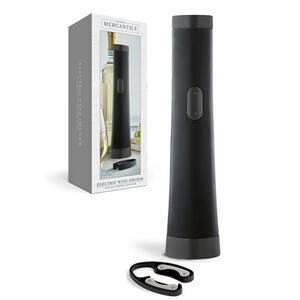 Studio Mercantile Black Electric Wine Opener w/ Foil Cutter